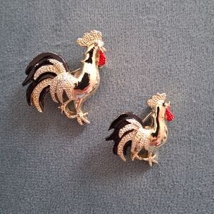 Rooster Brooches